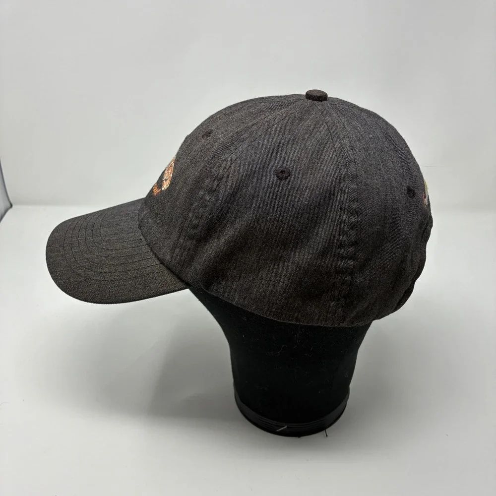 Artcliff Diner Martha's Vineyard Hat Cap Washed Black Embroidered 1943 Fried Egg